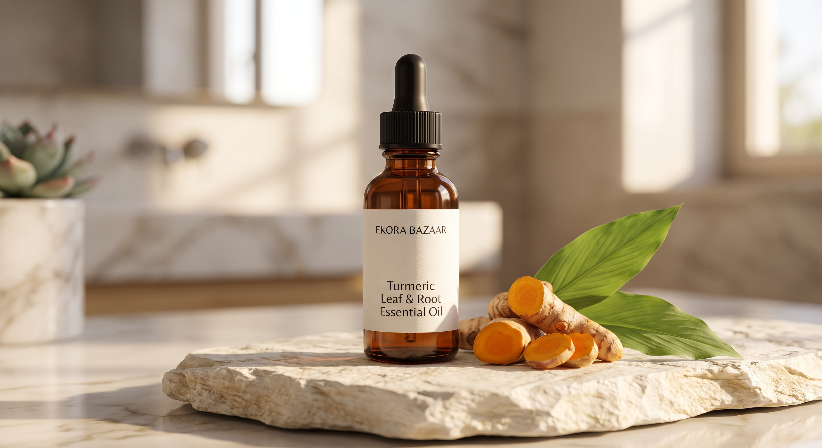 TURMERIC LEAF ESSENTIAL OIL ORIGINAL HALDI OIL HELPS HAIR GROWTH /ACNE CARE/ ANTI-AGEING